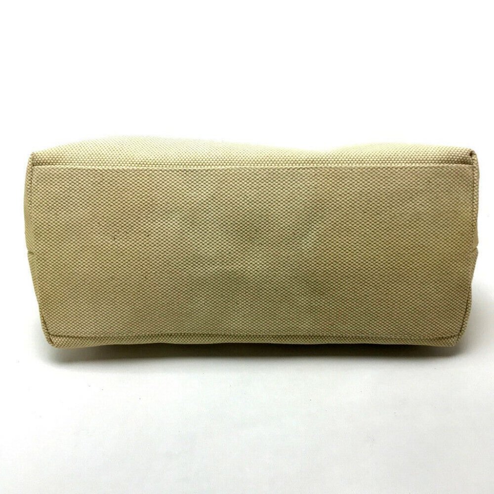 FURLA Shoulder Bag Hand Bag Canvas / Leather Brown - Picture 2 of 10
